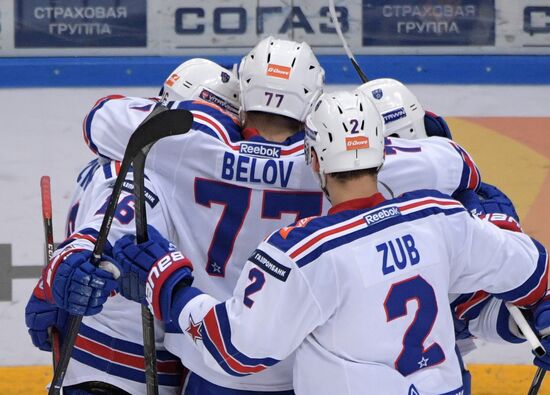 Хоккей. КХЛ. Матч ЦСКА – СКА