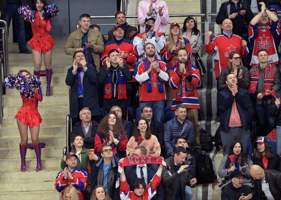 Хоккей. КХЛ. Матч ЦСКА – СКА