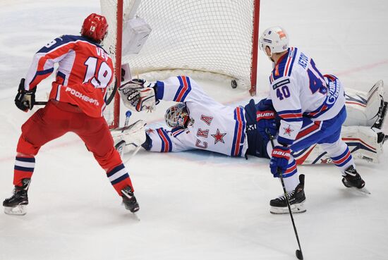 Хоккей. КХЛ. Матч ЦСКА – СКА