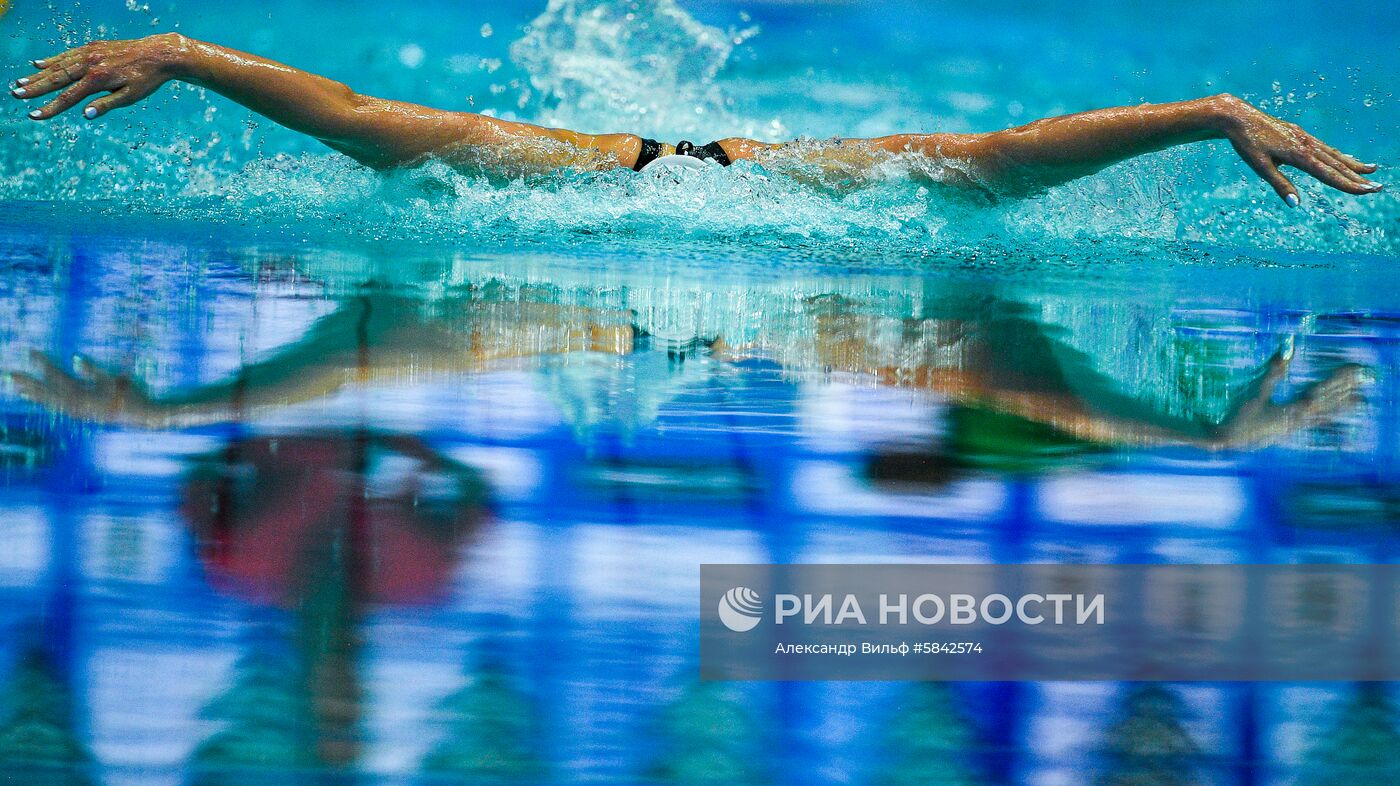 Плавание. Чемпионат России. Второй день