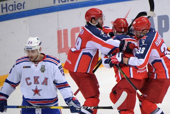 Хоккей. КХЛ. Матч ЦСКА – СКА