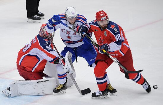 Хоккей. КХЛ. Матч ЦСКА – СКА