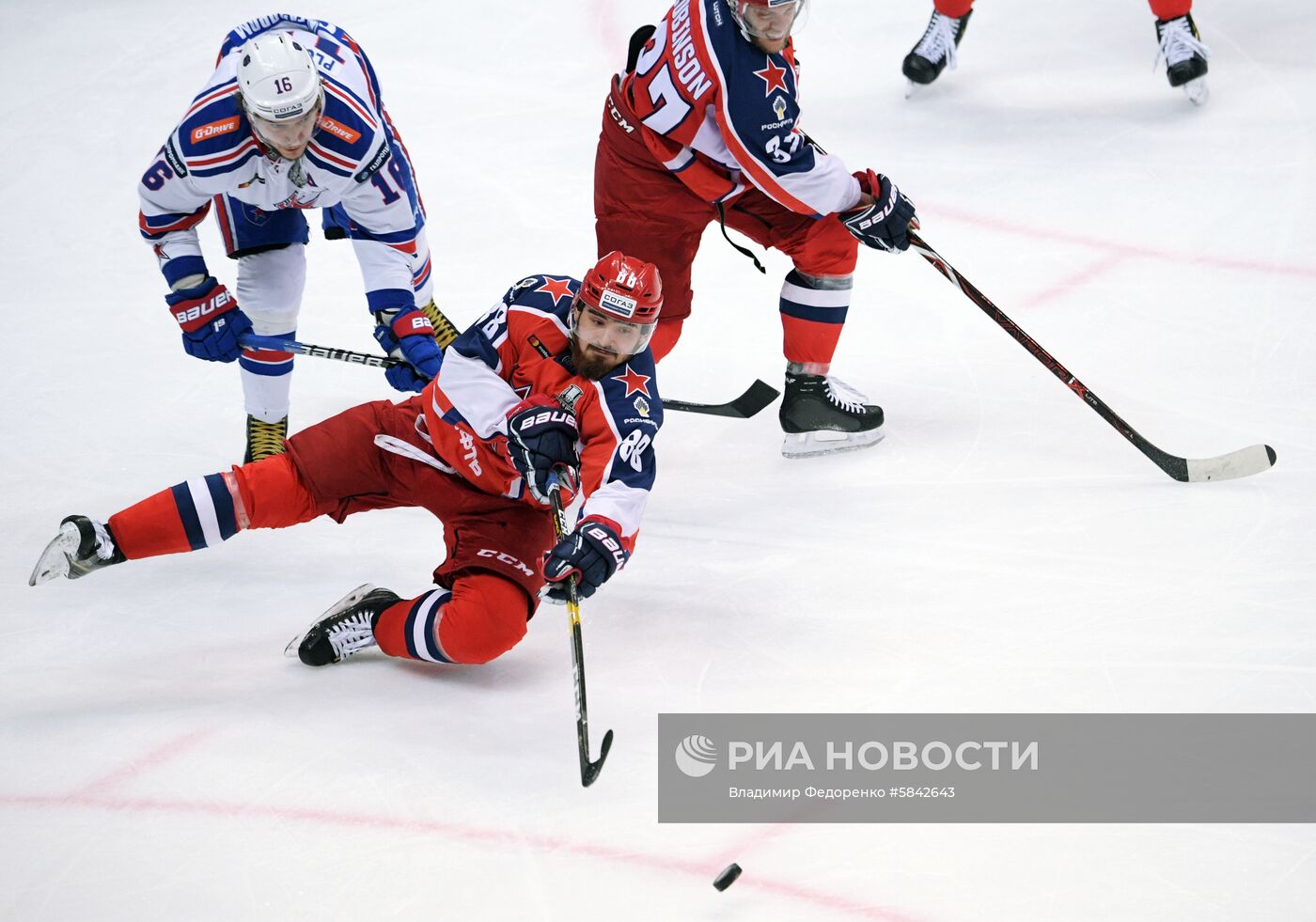 Хоккей. КХЛ. Матч ЦСКА – СКА