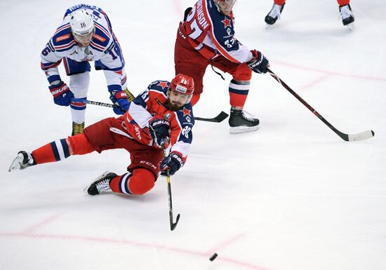 Хоккей. КХЛ. Матч ЦСКА – СКА