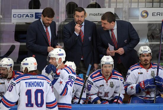 Хоккей. КХЛ. Матч ЦСКА – СКА