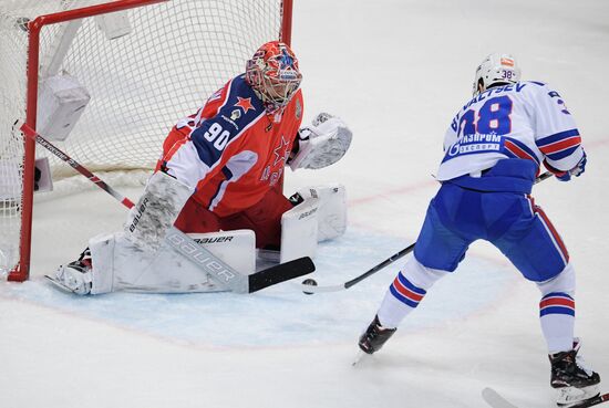 Хоккей. КХЛ. Матч ЦСКА – СКА