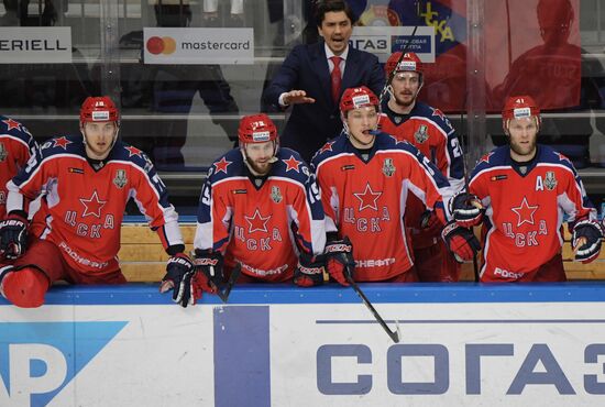Хоккей. КХЛ. Матч ЦСКА – СКА