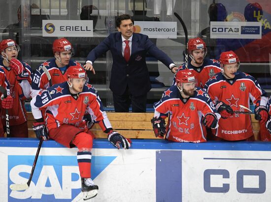 Хоккей. КХЛ. Матч ЦСКА – СКА