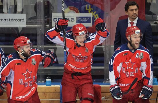 Хоккей. КХЛ. Матч ЦСКА – СКА