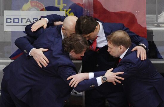 Хоккей. КХЛ. Матч ЦСКА – СКА