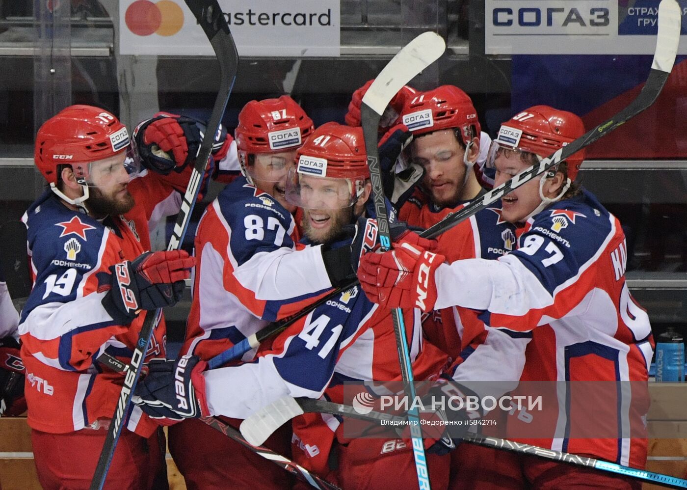 Хоккей. КХЛ. Матч ЦСКА – СКА