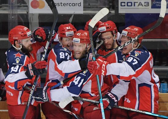 Хоккей. КХЛ. Матч ЦСКА – СКА