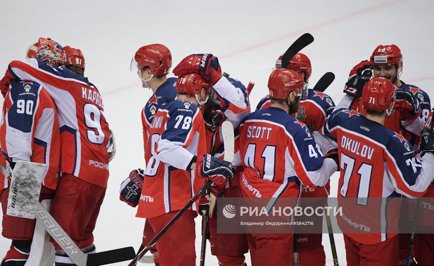 Хоккей. КХЛ. Матч ЦСКА – СКА