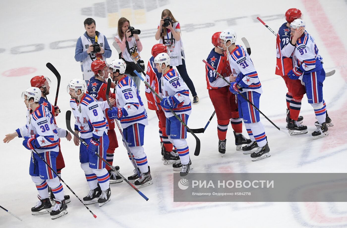 Хоккей. КХЛ. Матч ЦСКА – СКА