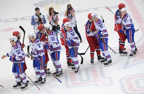 Хоккей. КХЛ. Матч ЦСКА – СКА