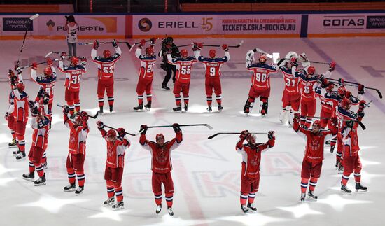 Хоккей. КХЛ. Матч ЦСКА – СКА