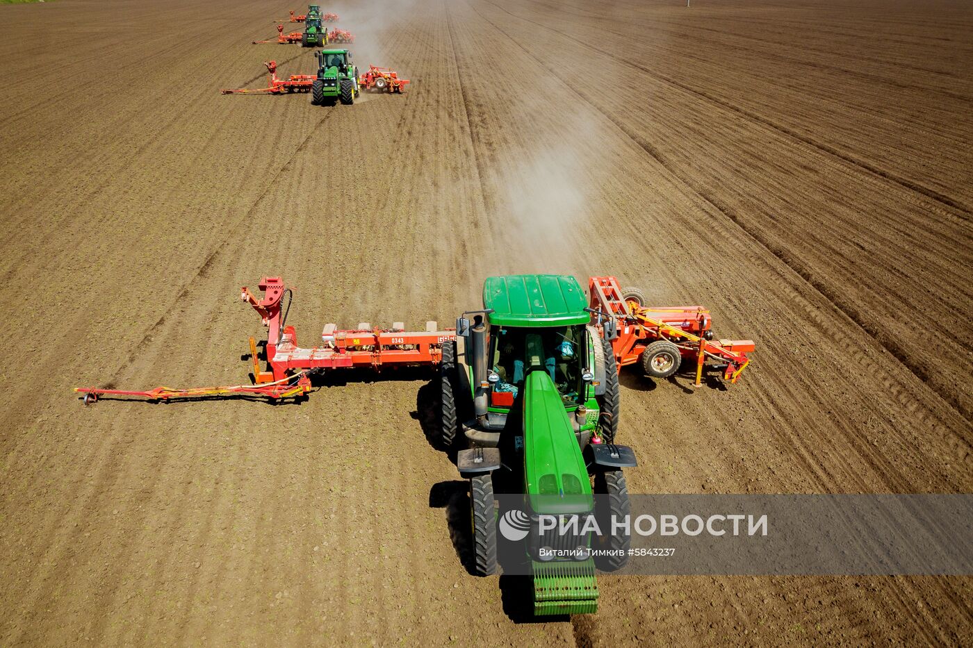 Весенняя посевная в Краснодарском крае