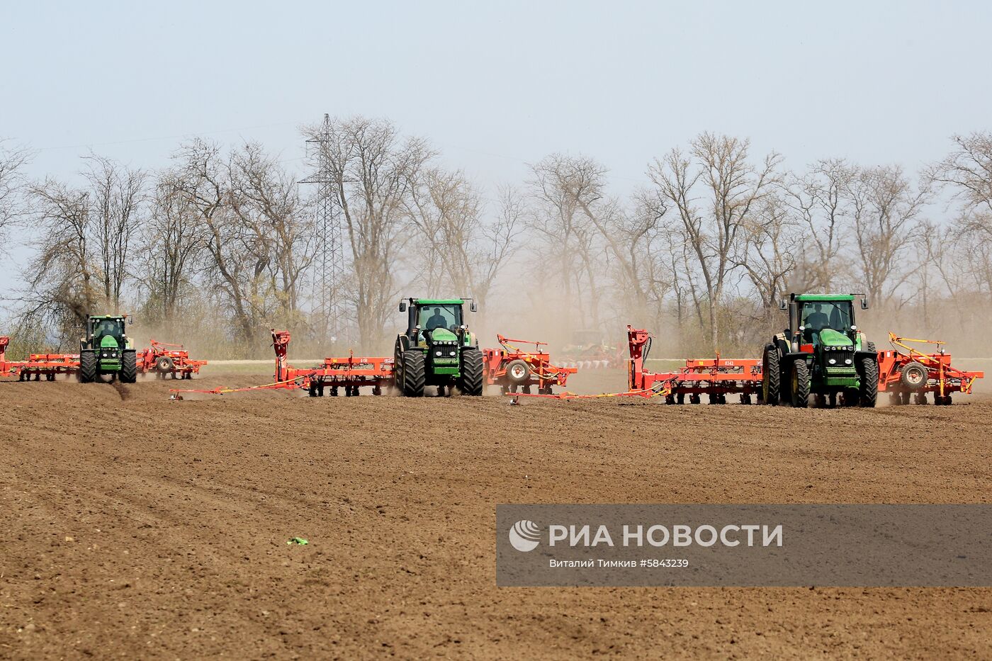 Весенняя посевная в Краснодарском крае