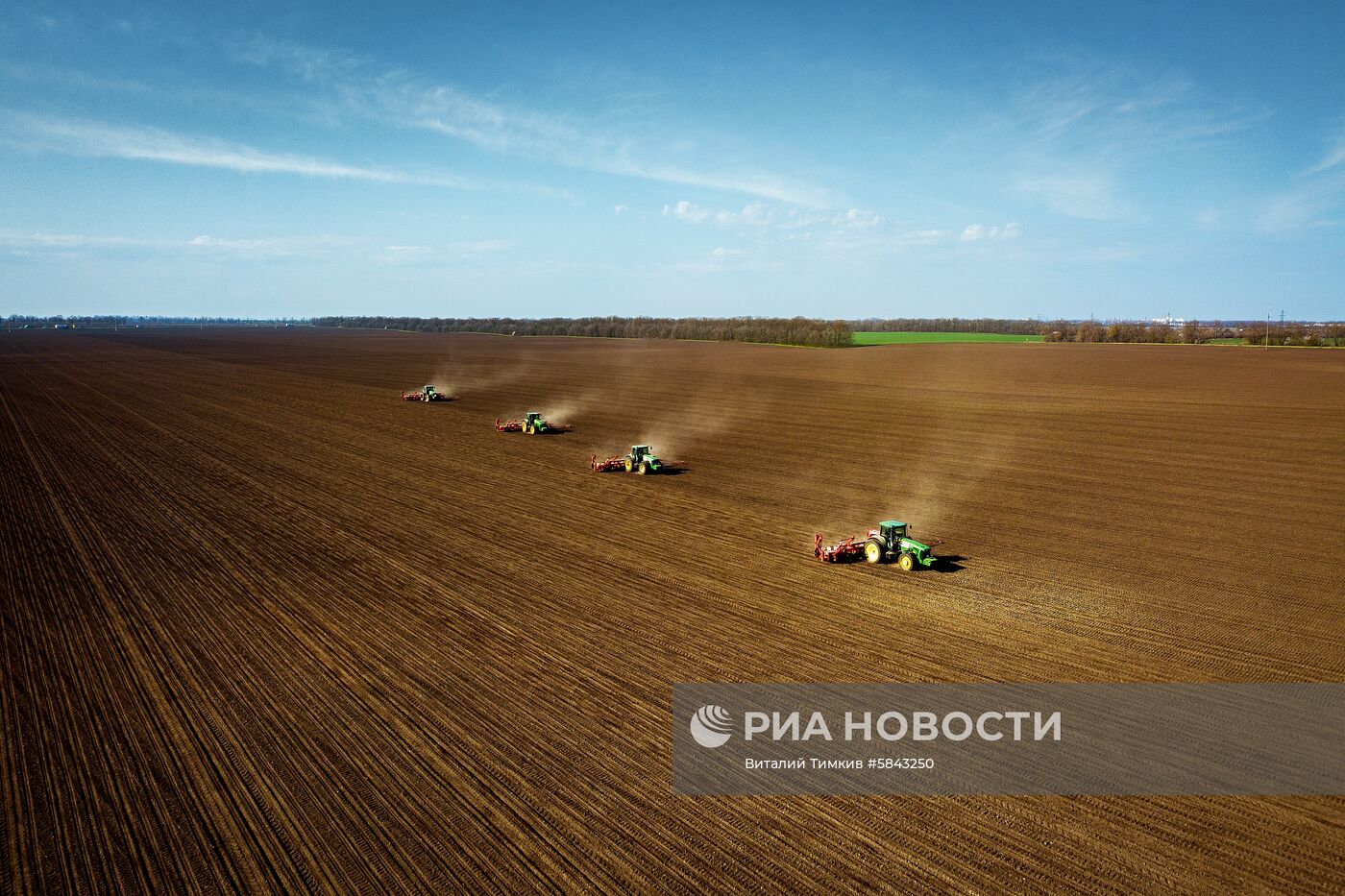 Весенняя посевная в Краснодарском крае