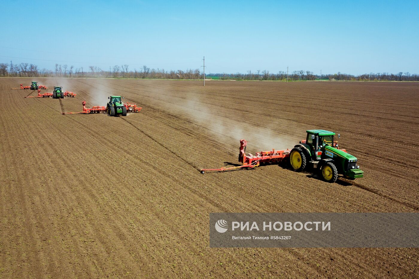 Весенняя посевная в Краснодарском крае