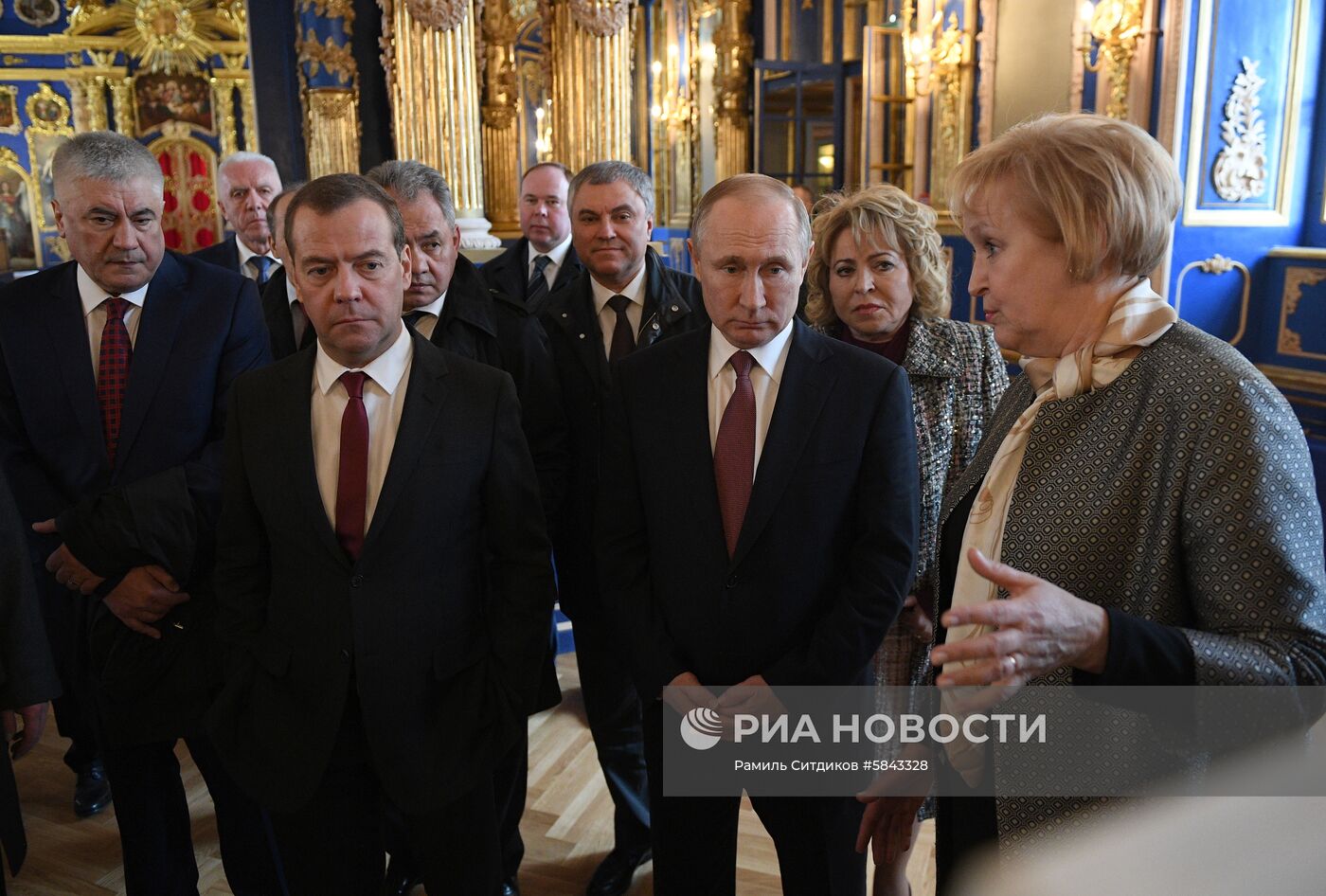 Рабочая поездка президента РФ В. Путина в Санкт-Петербург. День второй