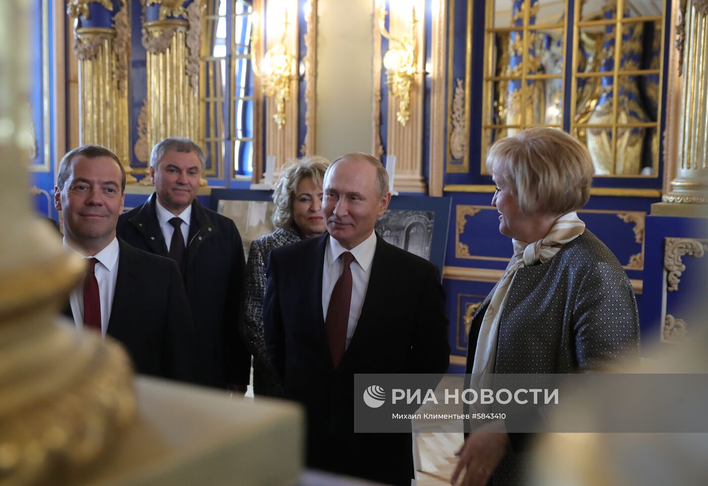 Рабочая поездка президента РФ В. Путина в Санкт-Петербург. День второй