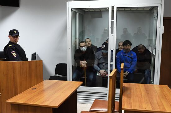 Заседание суда по делу об убийстве мэра Сергиева Посада Е. Душко