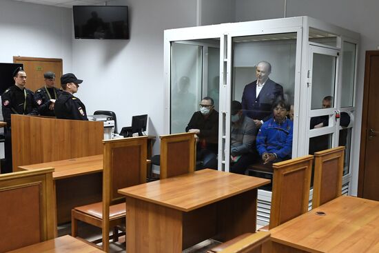 Заседание суда по делу об убийстве мэра Сергиева Посада Е. Душко