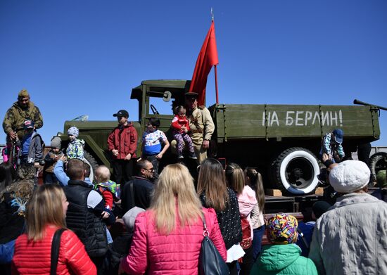 Прибытие "Поезда Победы" в Керчь