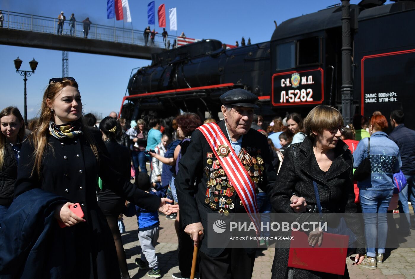 Прибытие "Поезда Победы" в Керчь