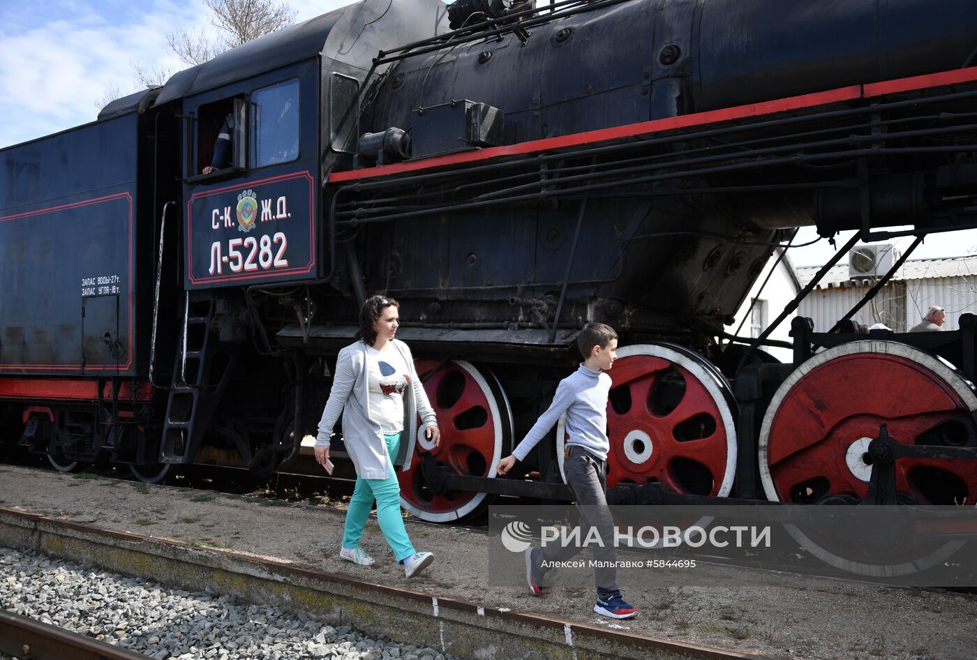 Прибытие "Поезда Победы" в Керчь