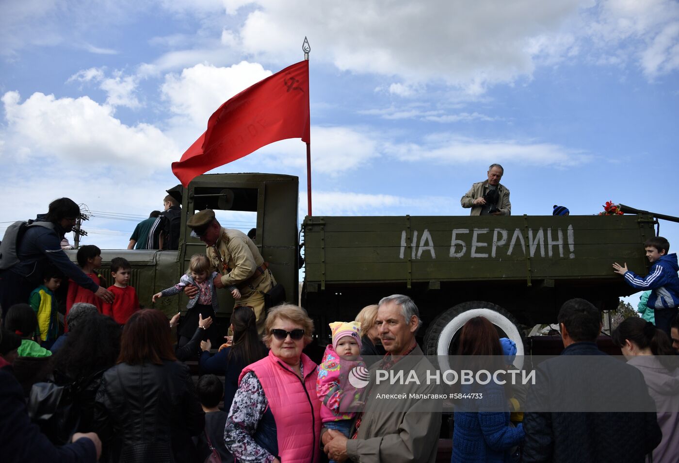 Прибытие "Поезда Победы" в Керчь