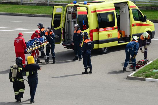 Учения МЧС в Сочи