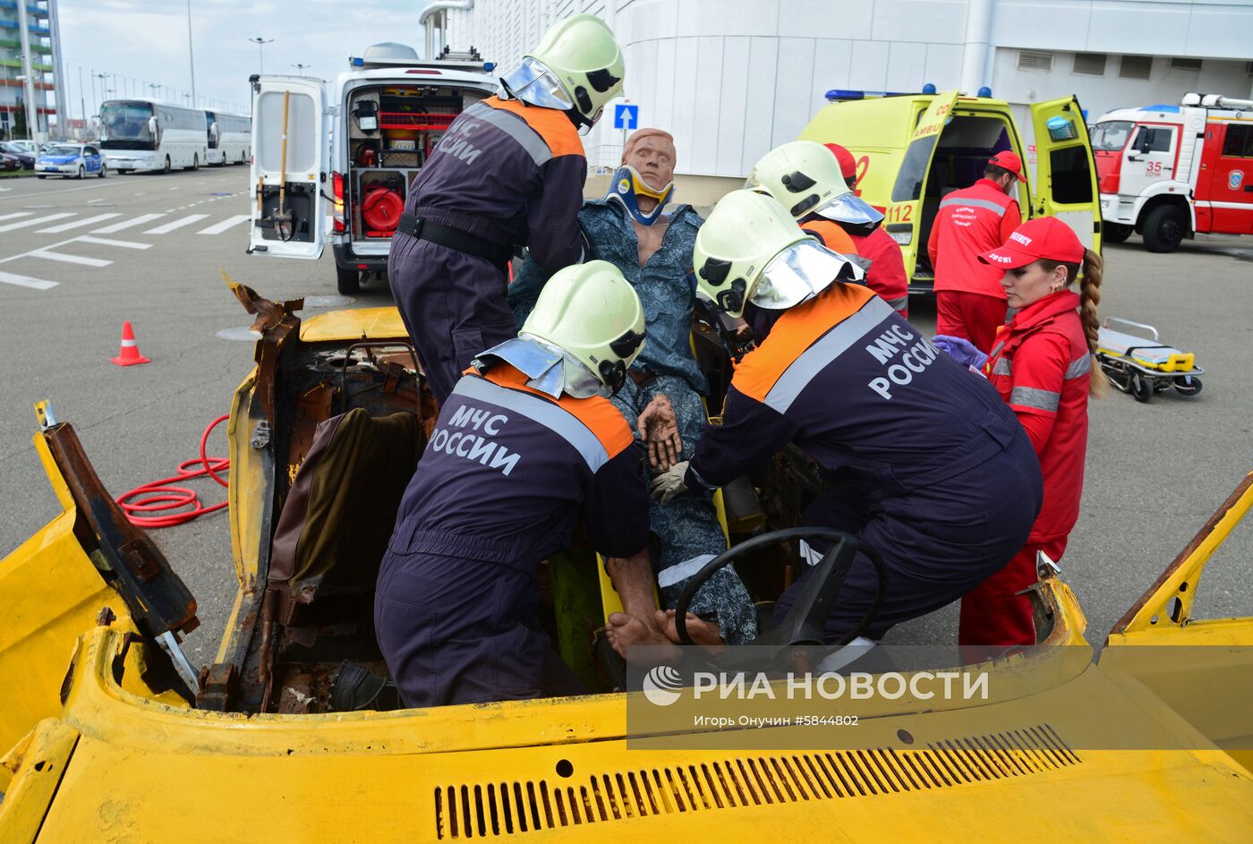 Учения МЧС в Сочи