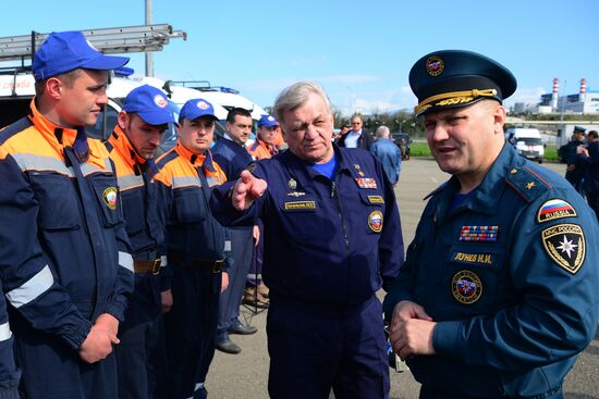 Учения МЧС в Сочи