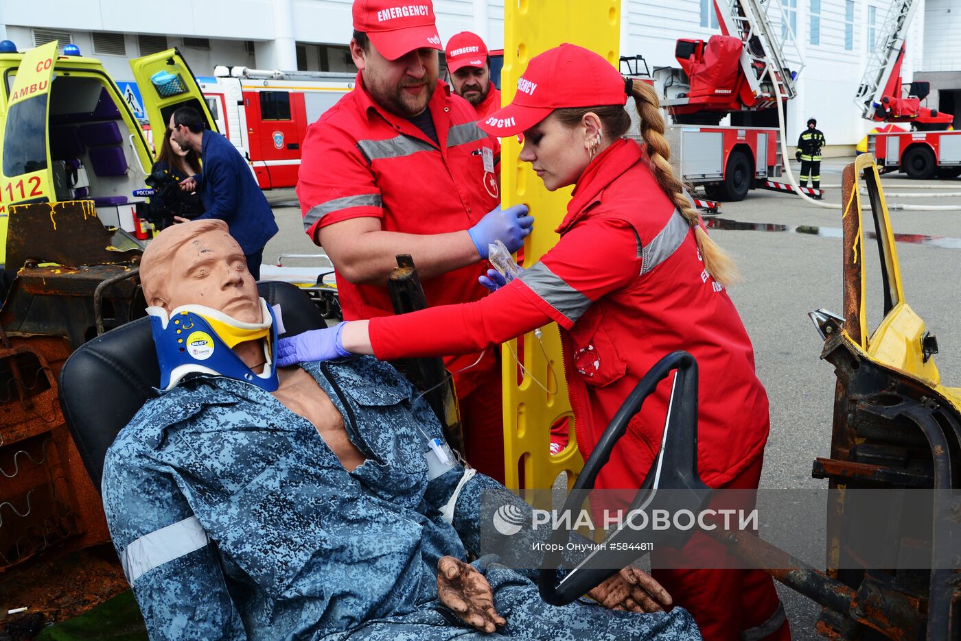 Учения МЧС в Сочи