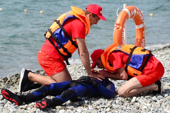 Учения МЧС в Сочи