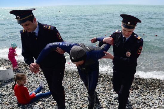 Учения МЧС в Сочи