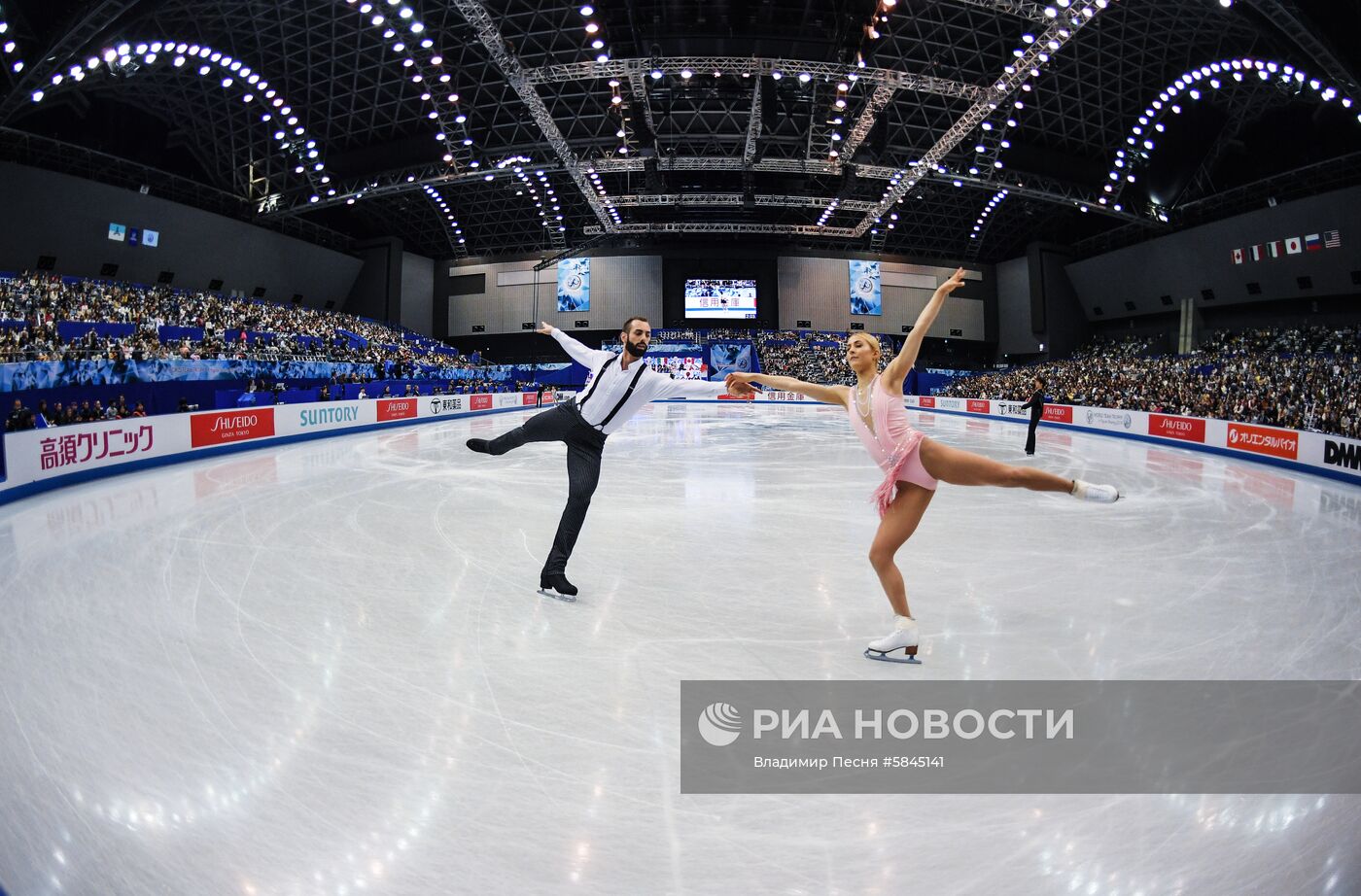 Фигурное катание. Командный чемпионат мира. Пары. Короткая программа