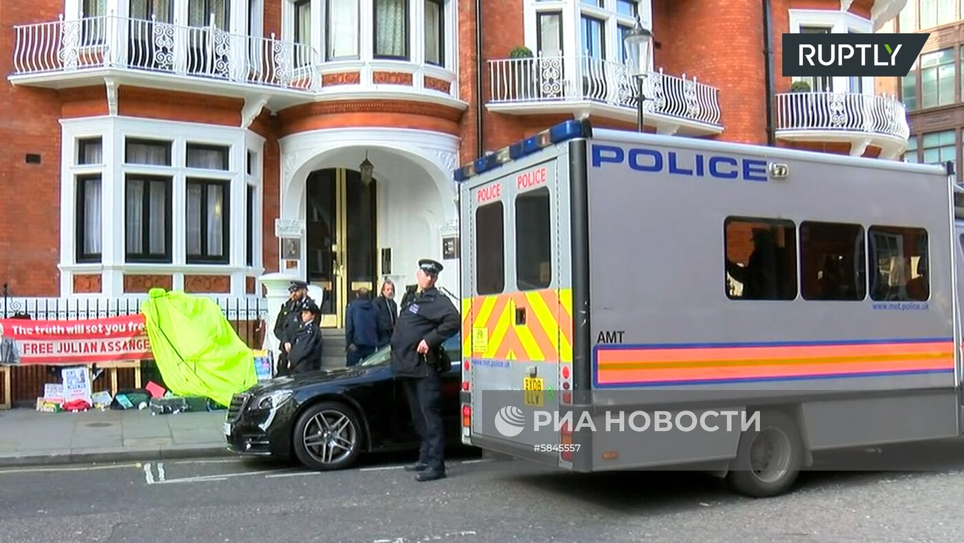 Основатель WikiLeaks Дж. Ассанж арестован в Лондоне