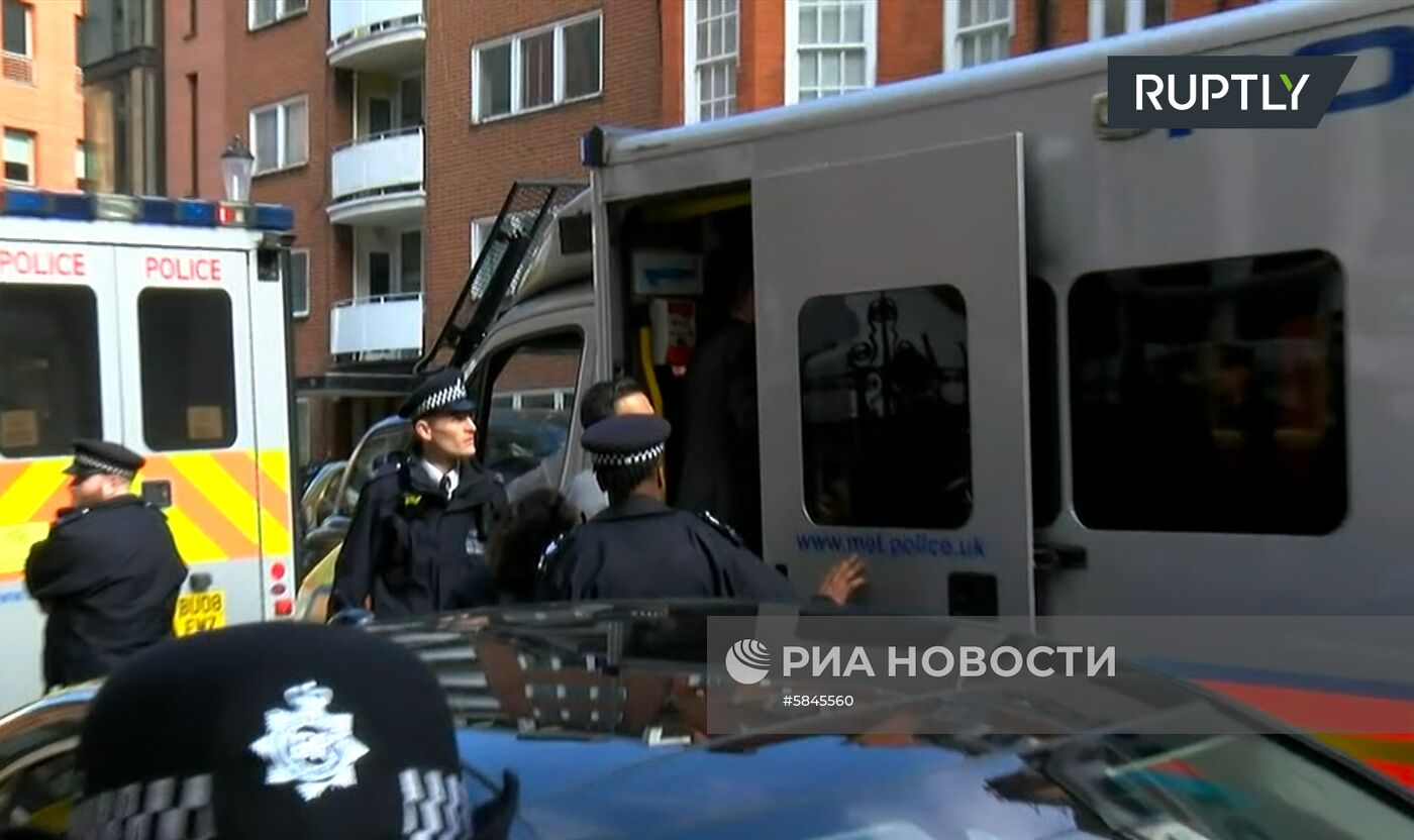 Основатель WikiLeaks Дж. Ассанж арестован в Лондоне