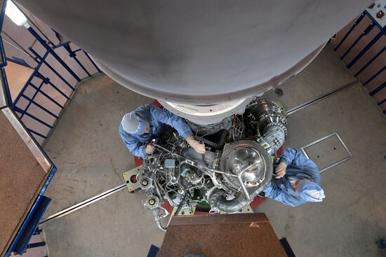 Президент РФ В. Путин посетил НПО "Энергомаш"