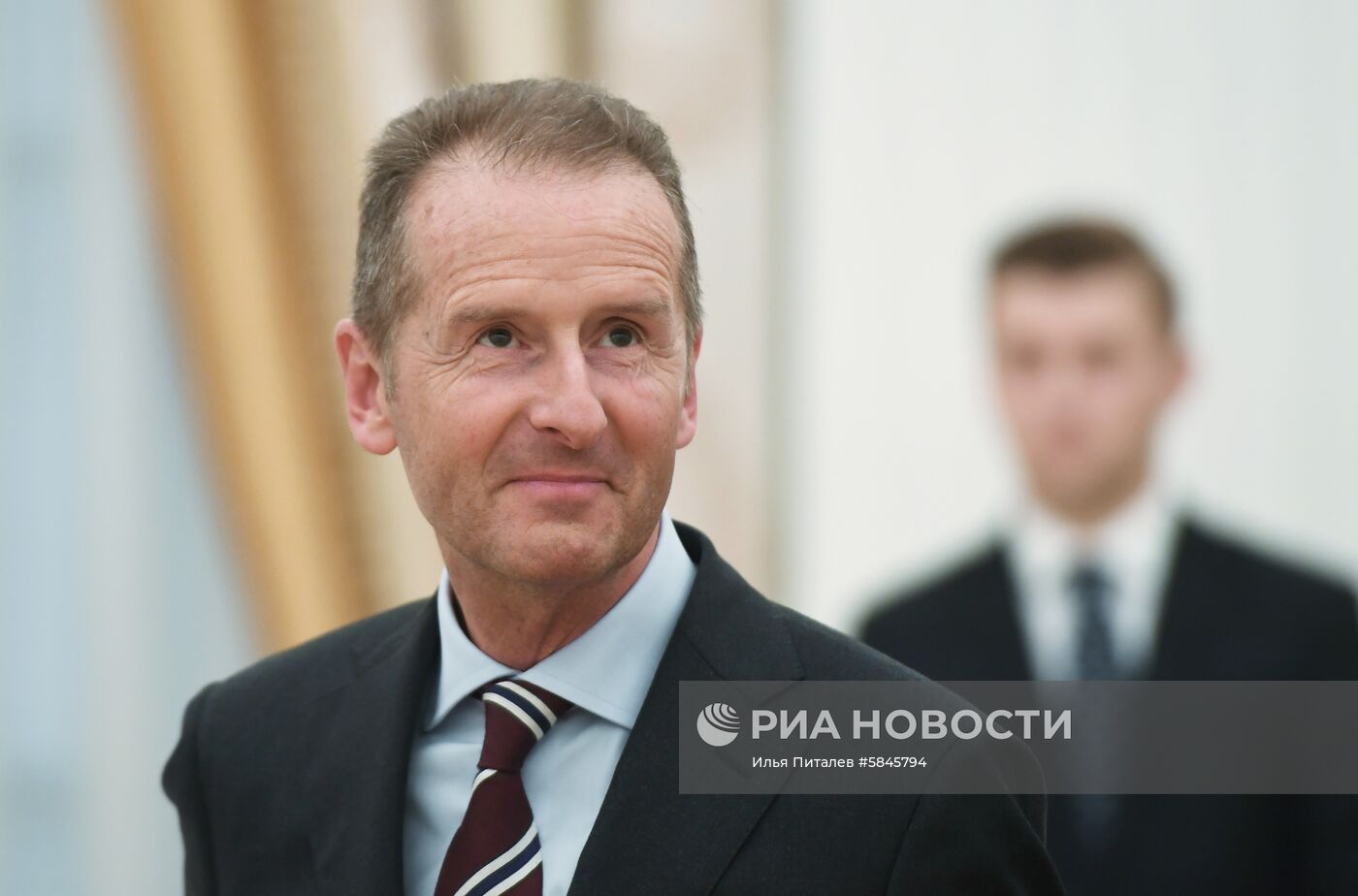 Президент РФ В. Путин встретился с главой Volkswagen Group Г. Диссом