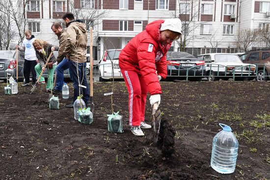 Общегородской субботник в Москве