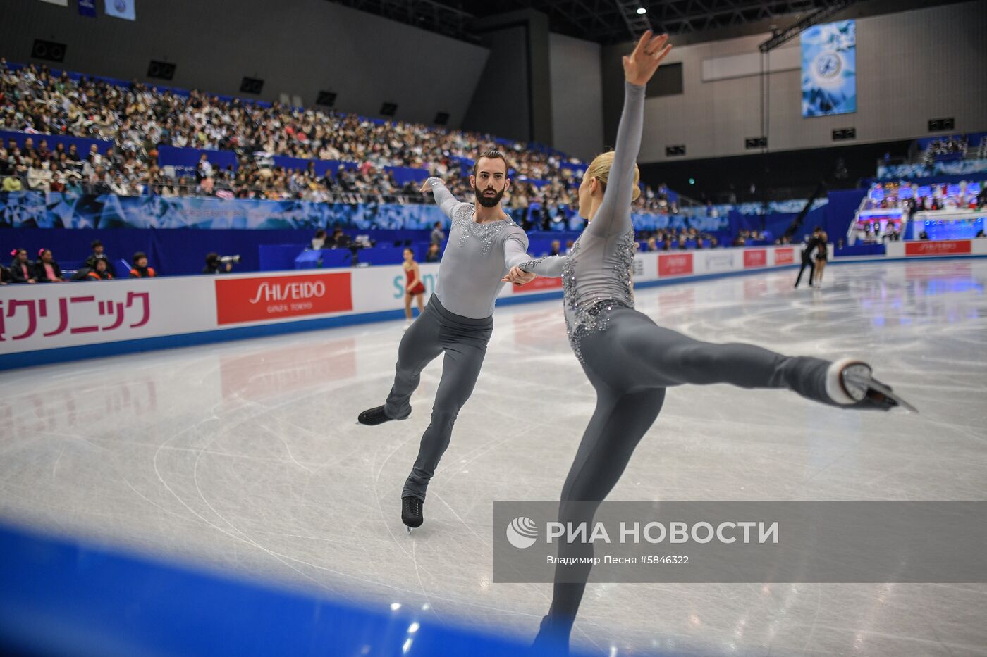 Фигурное катание. Командный чемпионат мира. Пары. Произвольная программа