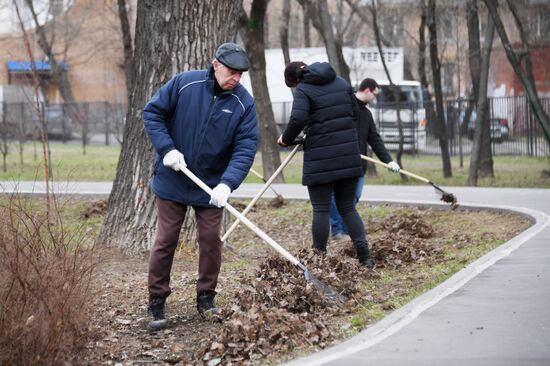 Общегородской субботник в Москве