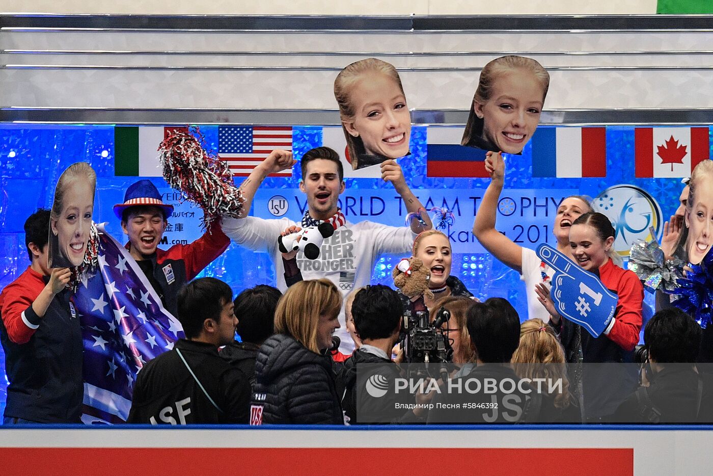 Фигурное катание. Командный чемпионат мира. Женщины. Произвольная программа