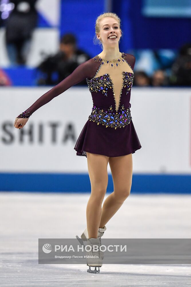 Фигурное катание. Командный чемпионат мира. Женщины. Произвольная программа