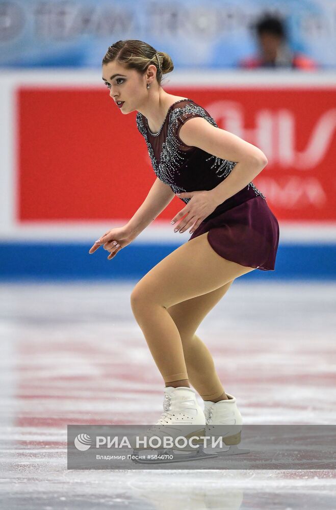 Фигурное катание. Командный чемпионат мира. Женщины. Произвольная программа