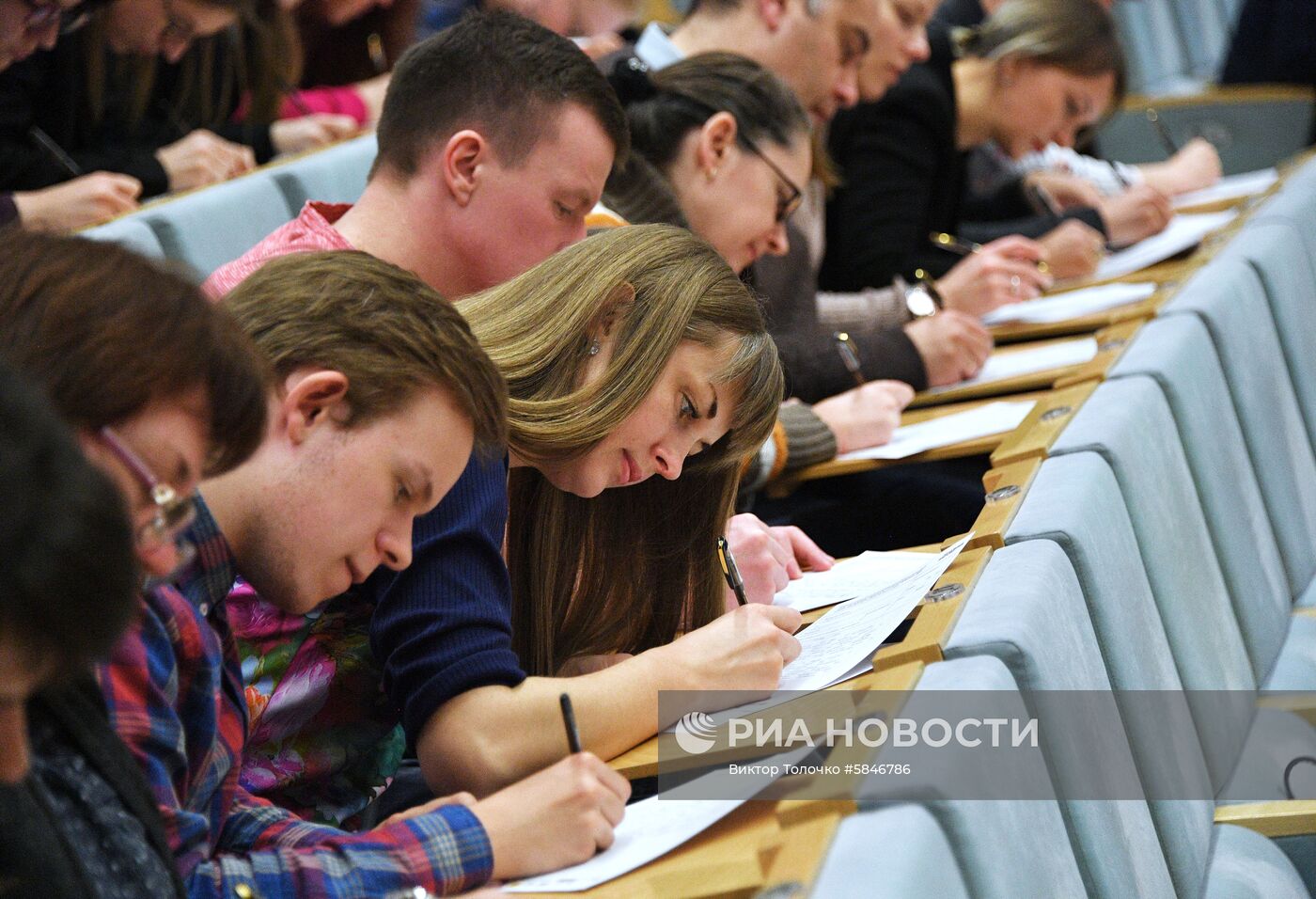 Акция "Тотальный диктант" в зарубежных странах